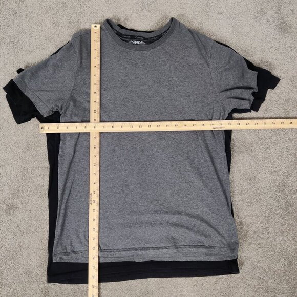 Calvin Klein And Bench Men's Tee 3 Pcs Size M Black Gray Cotton Basic Casual - Picture 6 of 8